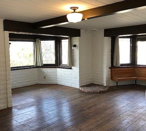 Living Room with real hardwood flooring