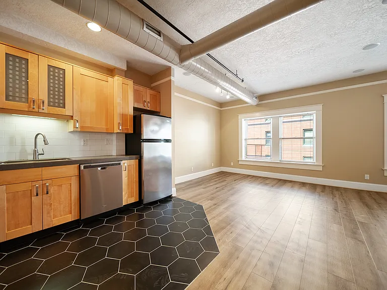 Newly Remodeled Kitchen and Living Room