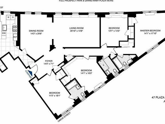 2nd image of 47 Plaza St W #6C