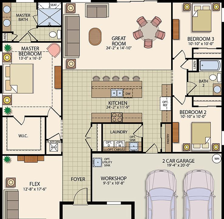 Elevation A - 1st Floor