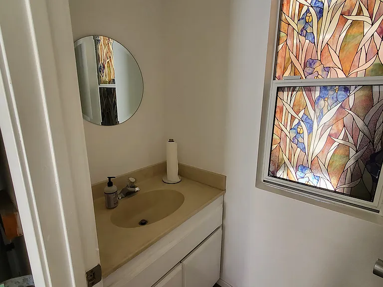 1/2 Bath in laundry room