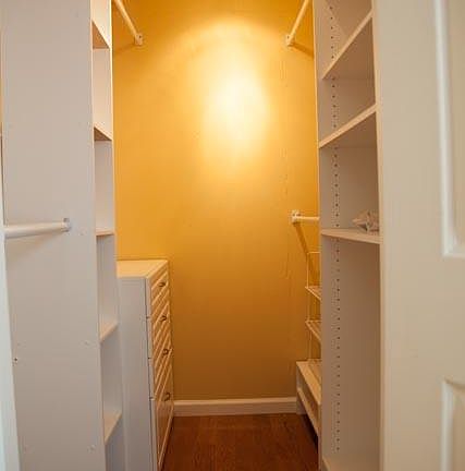 walk-in custom closet