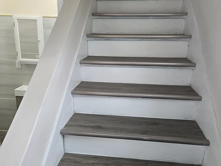 Stairway leading upstairs