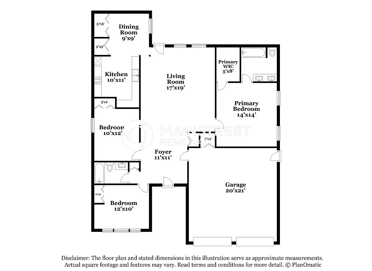 Floor Plan - 5708 Brandycrest Dr