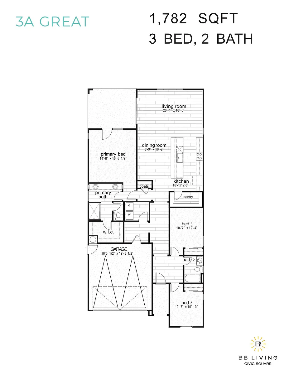 Floor plan 3A Great
