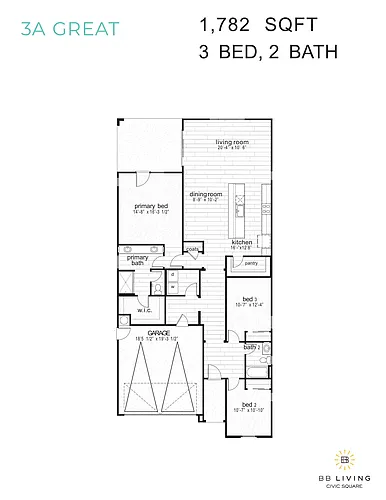 Floor plan 3A Great