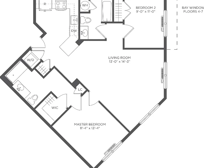 Residence C floor plan The Quincy