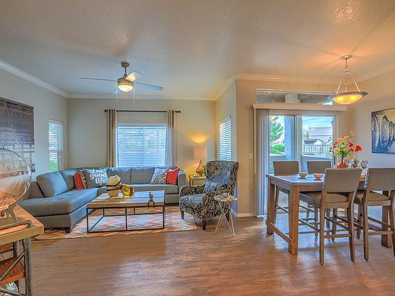 Dining and living room
