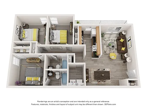 Floor plan Belcourt