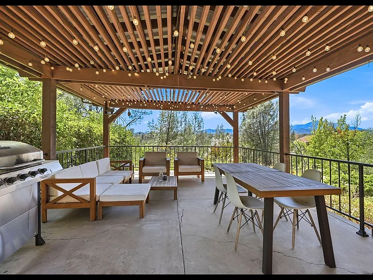 Covered back patio
