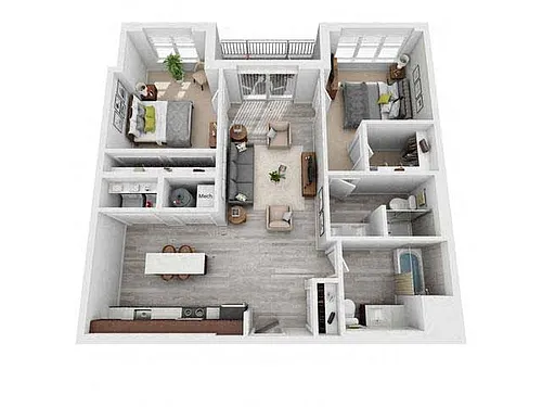 Floor plan b5b-buck