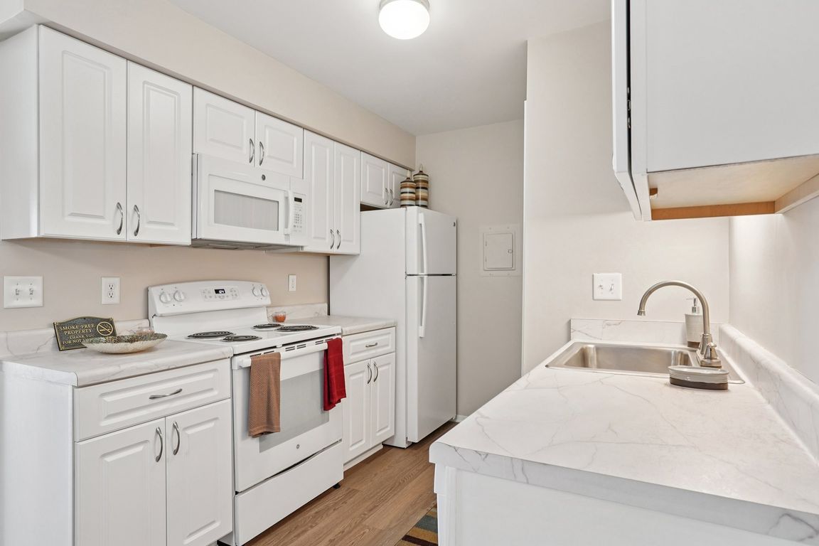 Updated cabinets, appliances and countertops!
