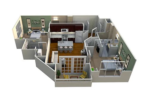 Floor plan M2-2 985