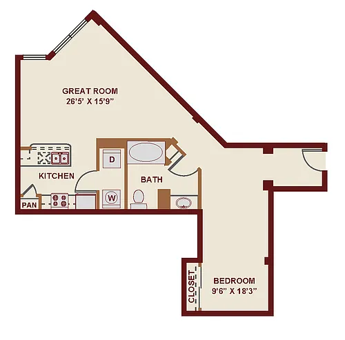 Floor plan A4C Premium Upgrade