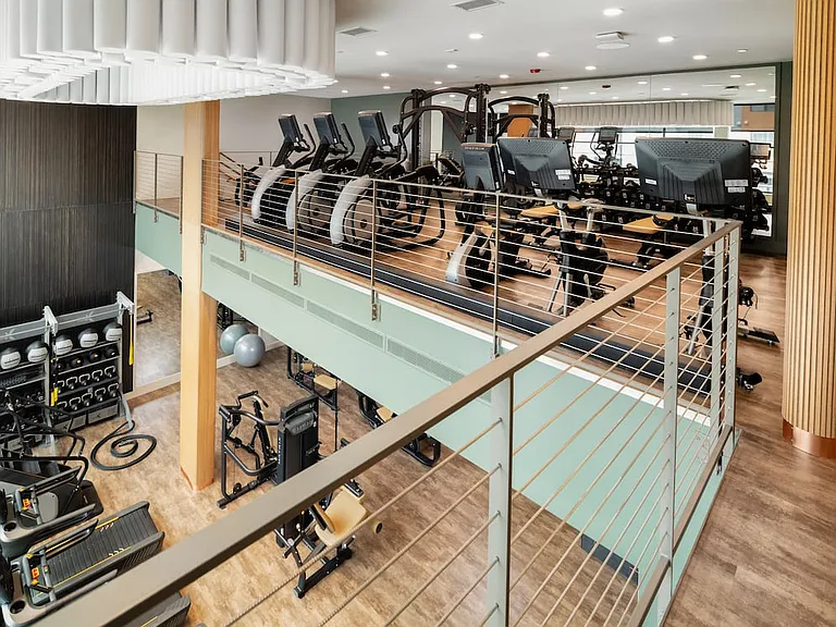 Two story state-of-the-art fitness center
