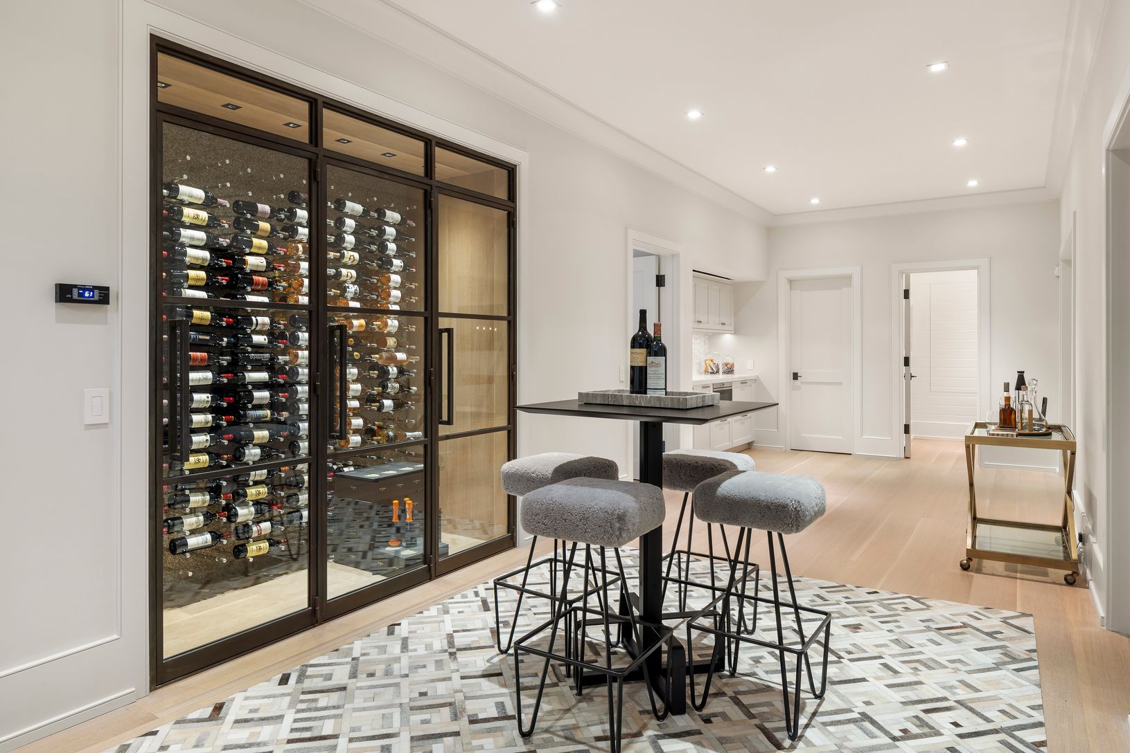  Lower level 400 bottle wine vault