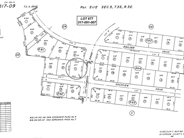55246 Rockview Dr Lot 677, Whitewater, CA 92282