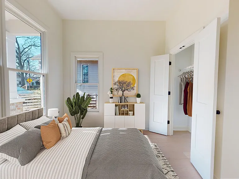 Bedroom 5. This image shows a virtually furnished space. Bedrooms come unfurnished.