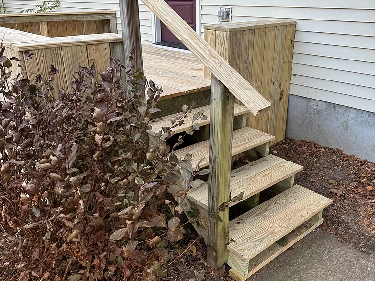 Front deck