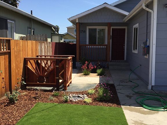 Lawn in front of 1716 Post 