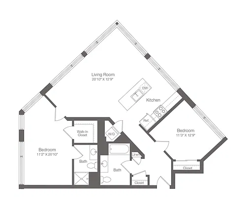 Floor plan B3