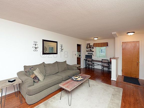 Front Door and Desk Area in Living Room