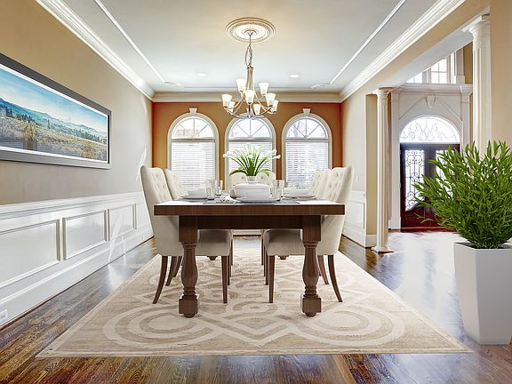 Dining room easily seats 12