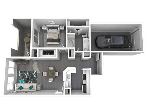 Floor plan Basha with Garage