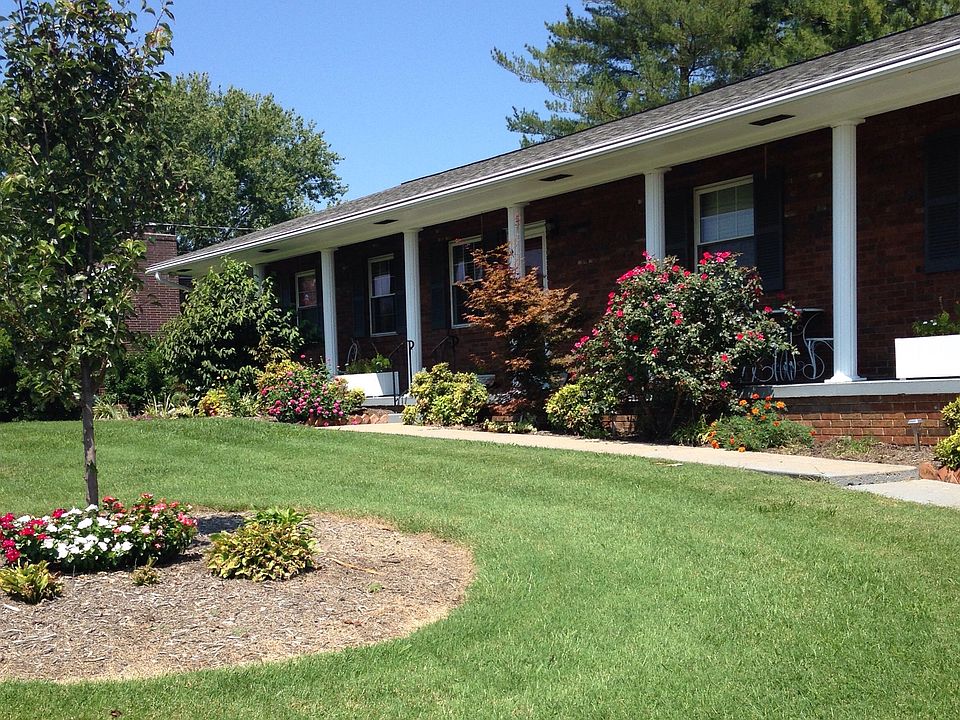 Full length covered porch