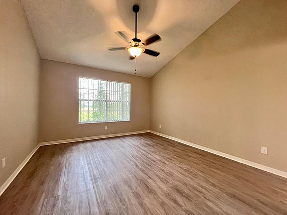 Primary bedroom with lots of natural light