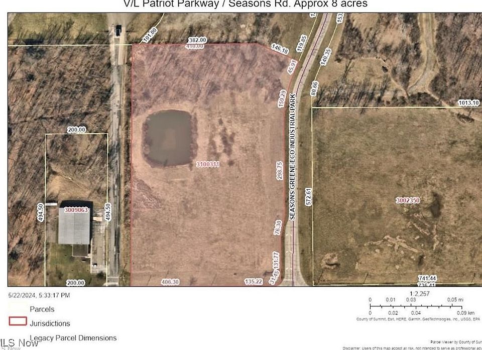 2nd image of V/l 3 Approx 8.95 Acres Patriot Pkwy