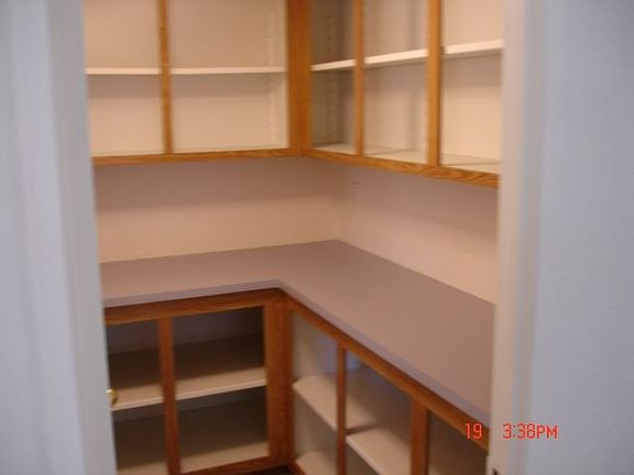 Large shelved kitchen pantry