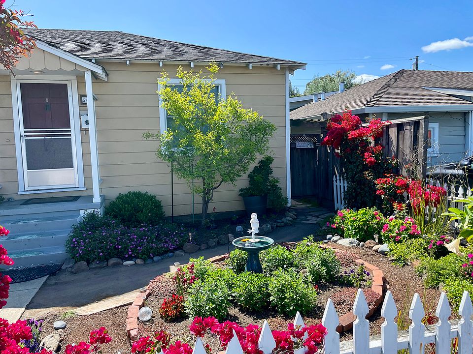 Front door and yard