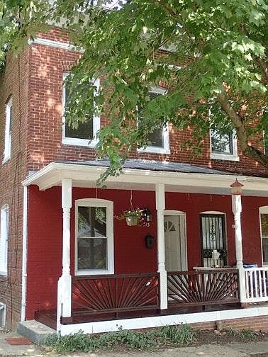 Front of duplex