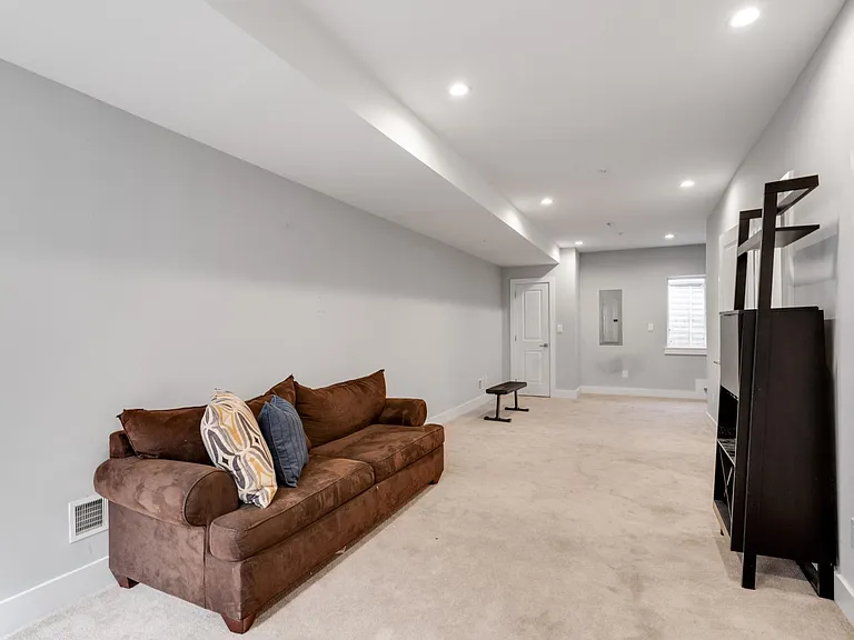Brown couch can stay if you like