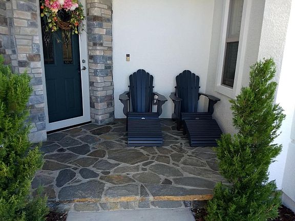 custom flagstone patio