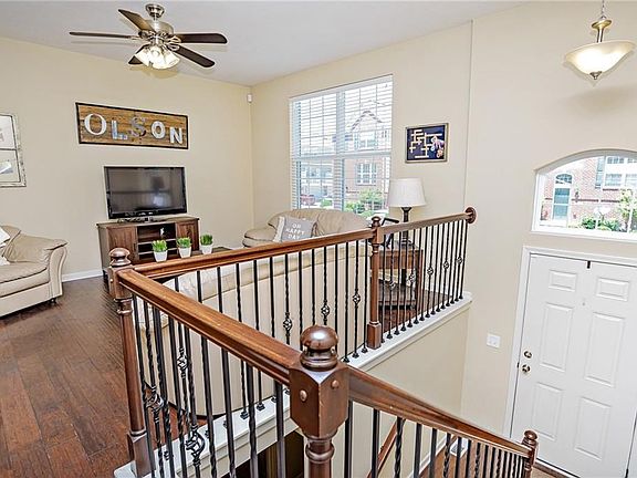 Natural light fills this open concept townhome.