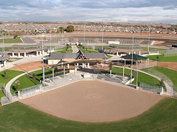 Sports park in Old Settlers Park across from the house.