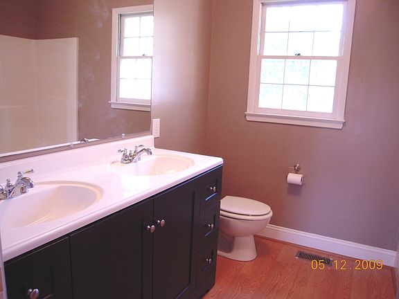 Fantastic bathroom w/high counters & double marble vanity.