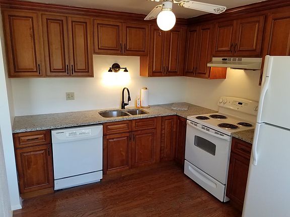Recently updated eat in Kitchen with new Cherry cabinets wit