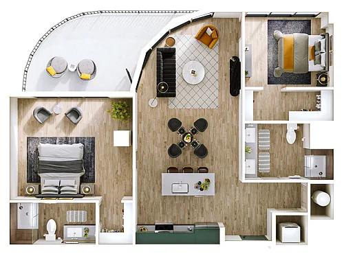 Floor plan B2 - Penthouse