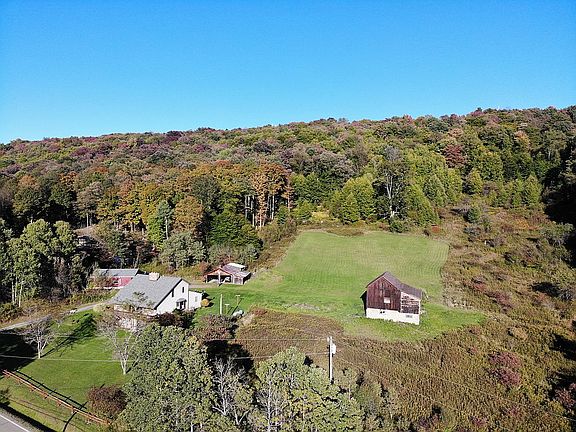 Drone view of Property