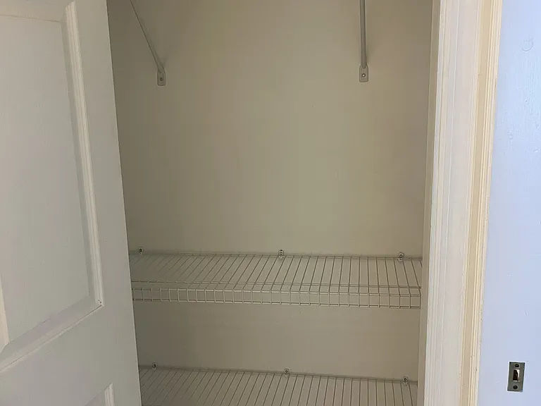 Third floor full bathroom storage closet