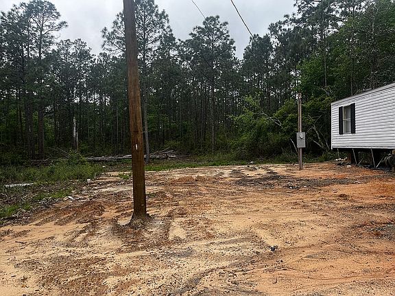 cleared lot, no neighbors