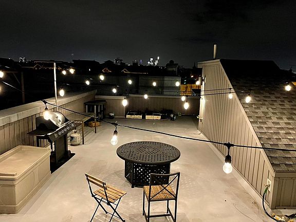 Tons of rooftop space to entertain guests and enjoy the city views