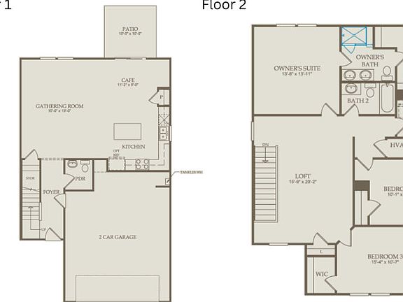 Floor Plan Level 1 Level 2