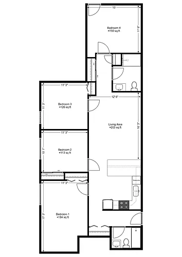 Floor plan 105