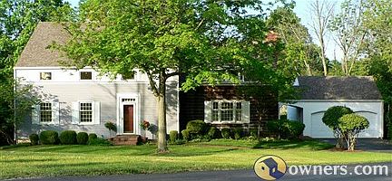 View from front of house