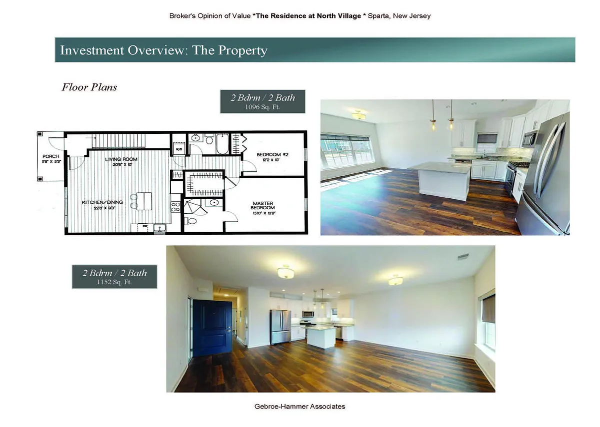 Floor plan 2 Bed 2 Bath