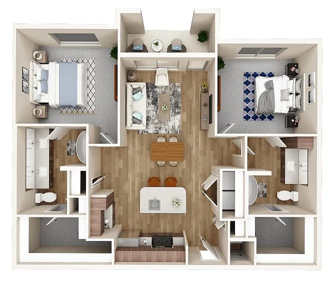 Floor plan B3